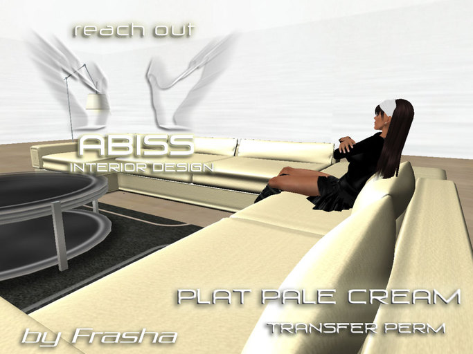 Abiss Interior Plat collection Pale Cream - Single version