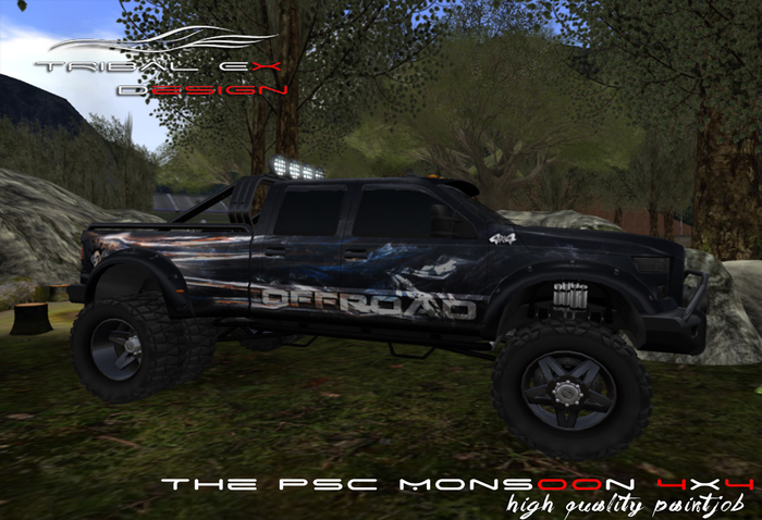 Monsoon & Yeti Body Paint Map 4x4