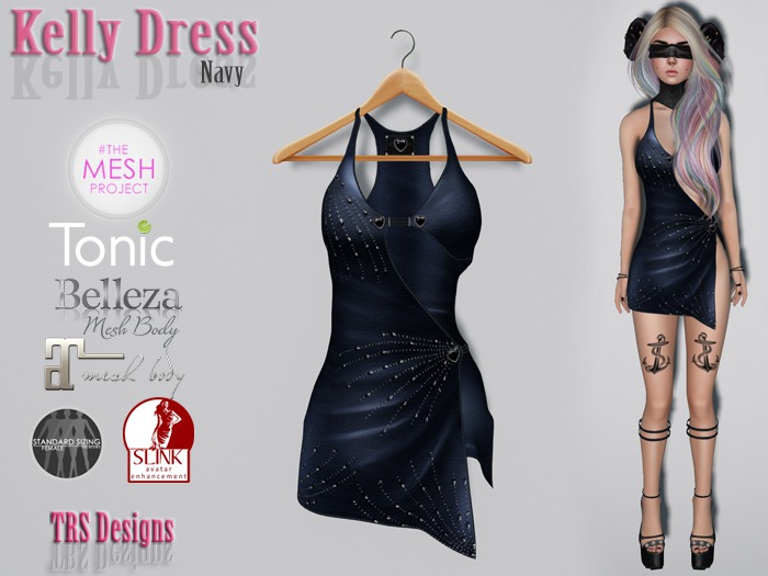 Kelly Dress Navy