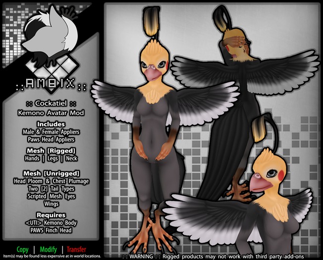 ::AMBIX:: [BOXED] V.6 :: Cockatiel ::