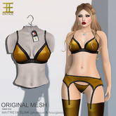 Entice - French Kiss Lingerie (Solids) - Set - Gold