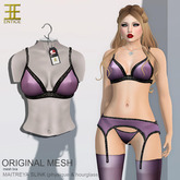 Entice - French Kiss Lingerie (Solids) - Set - Lilac