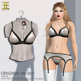 Entice - French Kiss Lingerie (Solids) - Set - White