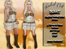 ::SOULED OUT:: HOLLY DRESS LIGHT AND VINTAGE BOOTS