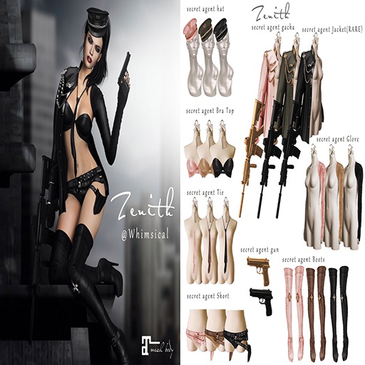 =Zenith=secret agent Jacket (Khaki)-Maitreya - RARE