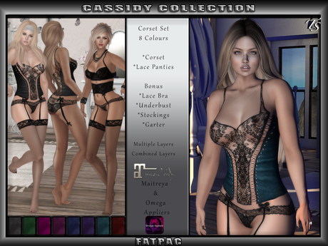 Second Life Marketplace - :::DEMO::: TS-Lingerie-Cassidy-Collection