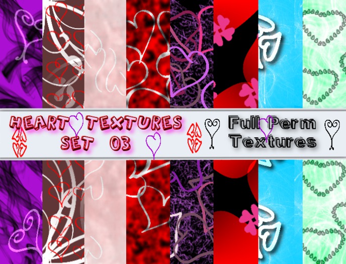 *CD* Heart Set 03 Texture 17-24