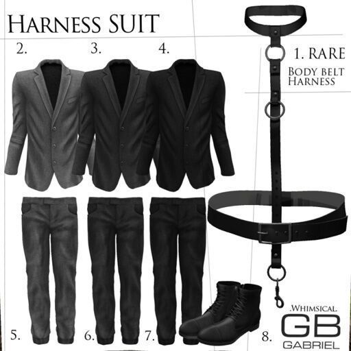 2.::GB::Harness jacket /Gray