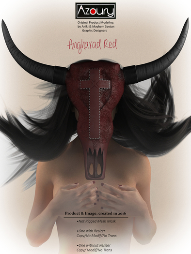 AZOURY - Angharad Mask [Red]