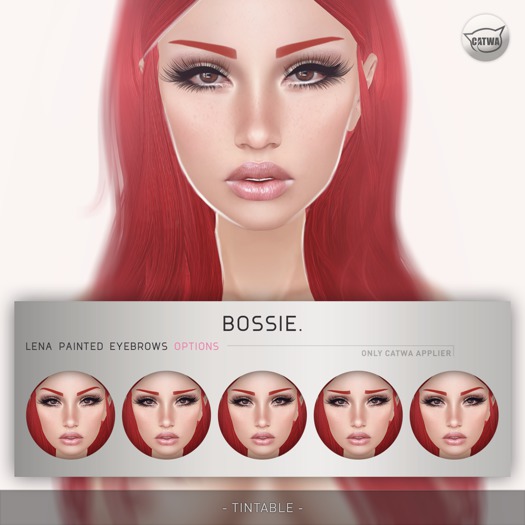 Bossie. lena painted eyebrows [catwa] (wear me)