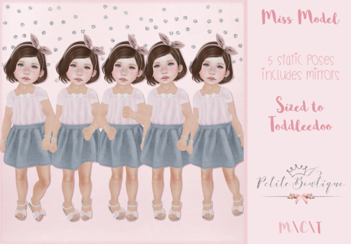 {Petite Bowtique} Miss Model Poses