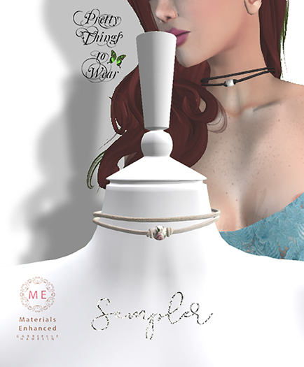 .::Pretty Demo::. Rose & Pearl Choker