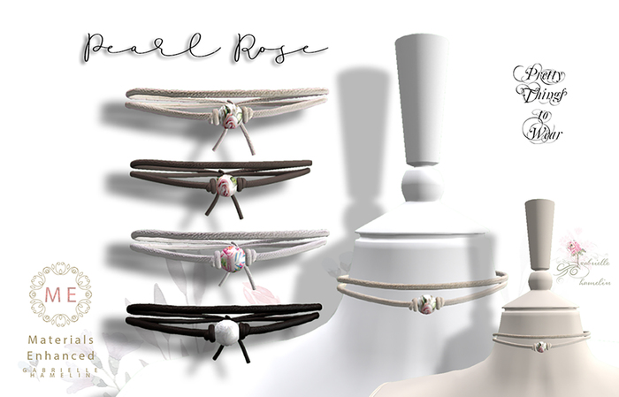 .::Pretty Things::. Rose & Pearl Choker 