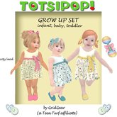 TOTSIPOP! Floral Bow Dress Set