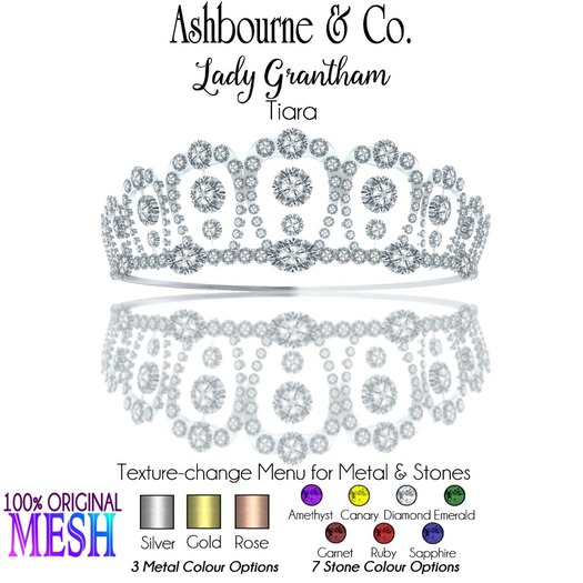 Ashbourne & Co. Lady Grantham Tiara (bagged)
