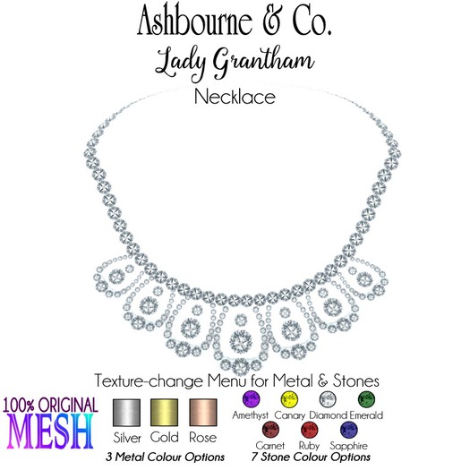 Ashbourne & Co. Lady Grantham Necklace (bagged)