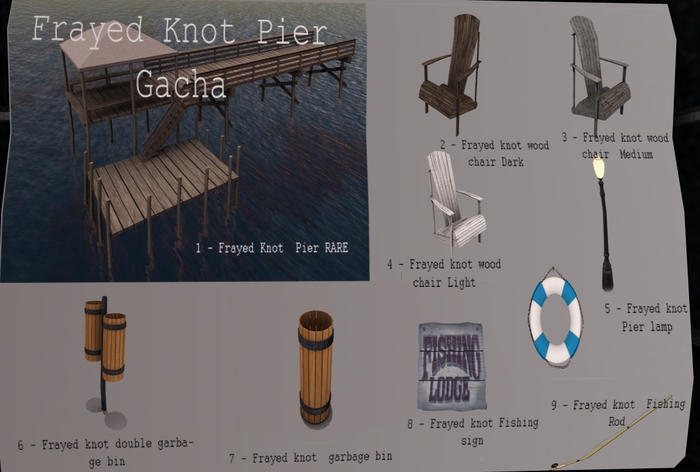 1 - Frayed Knot  Pier RARE