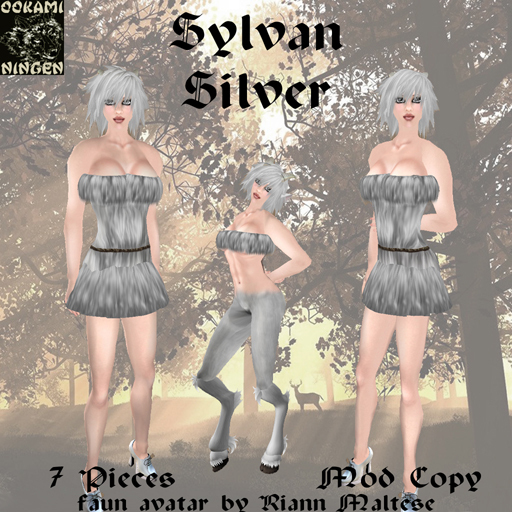 'ON Sylvan Silver Fur Dress