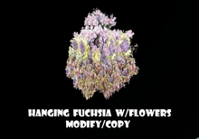 Hanging Fuchsia & Flowers Basket (Flexi)