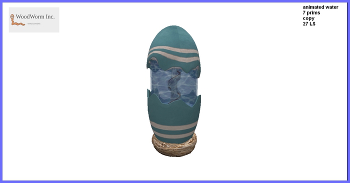 A broken egg fountain. Not only during the easter time a nice fitment for your house and garden