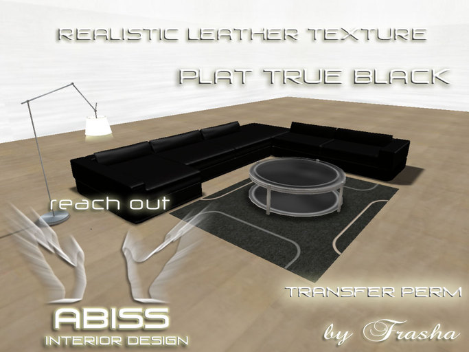 Abiss Interior Plat collection True Black - Single version