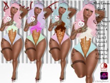 *An@rchy Ink* Ice Cream Girl {4 flavours} - wear me to open