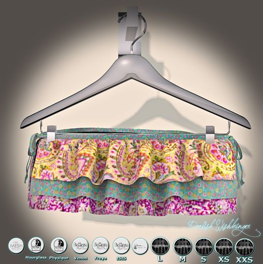 Tiny Ruffles Skirt ~ Hippy Chic ~ *DEMO*  BAG(wear&touch)