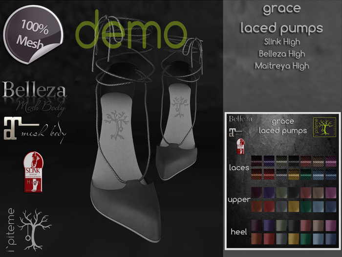 ~i~ Grace Laced Pumps DEMO (Add Me)