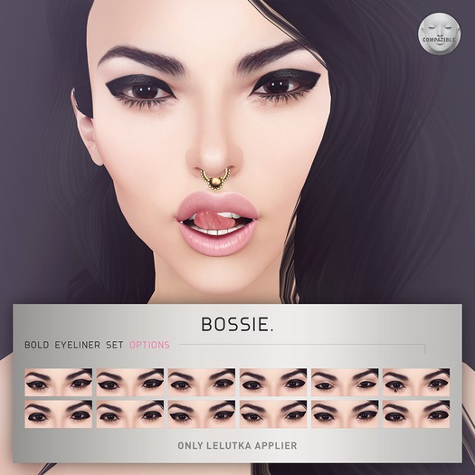 Bossie. bold eyeliner set [LeLutka] (wear me)