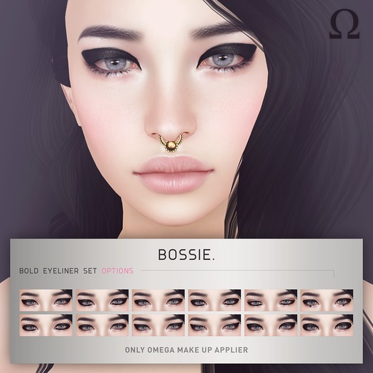 Bossie. bold eyeliner set [omega] (wear me)