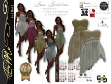 [ IBAN ] EXCLUSIVE COLLECTION MESH DRESS DANDELION  HUD DRIVEN 