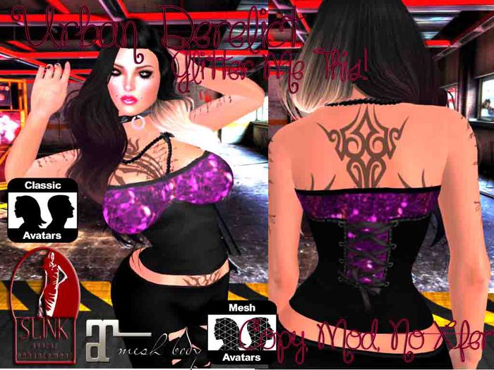 UD Glitter me this-Corset with slink applier