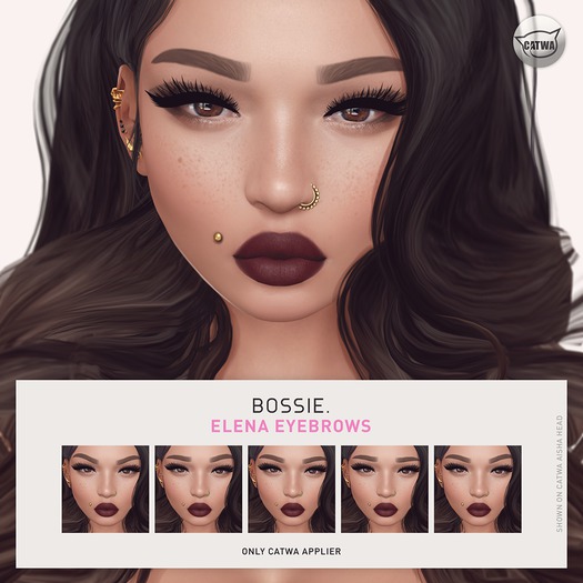 Bossie. elena eyebrows [catwa] (wear me)