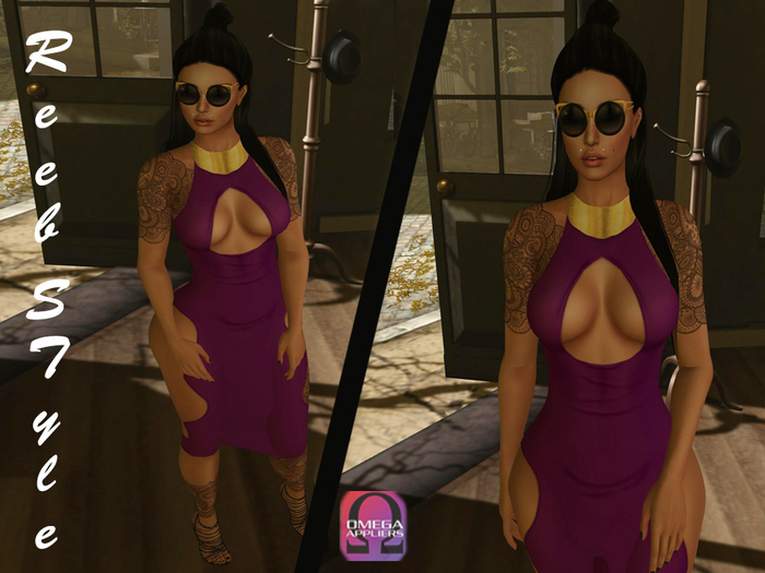 503-Reeb sTyle Reyhan Purple Dress