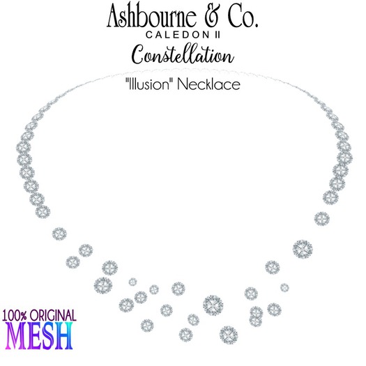 Ashbourne & Co. Constellation "Illusion" Necklace (bagged)