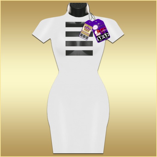 Second Life Marketplace RB Miami Club Dress White (wear to unpack)