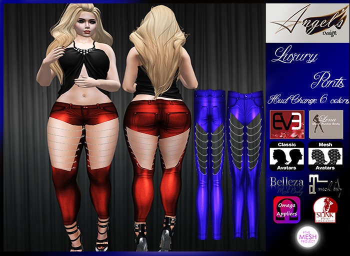 Pants Luxury Blue - Angels Design -