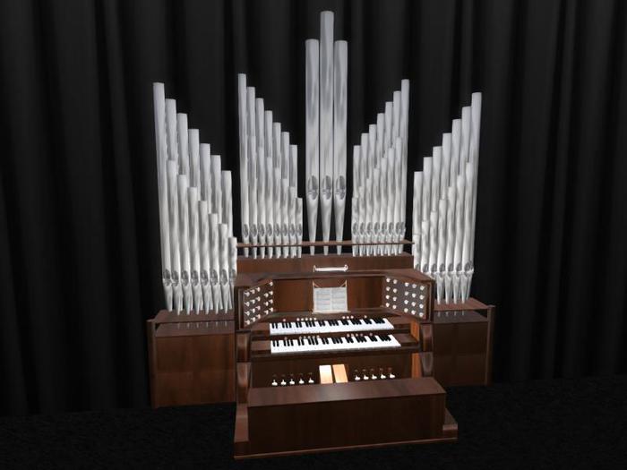 TM Pipe Organ - Play Fast or Slow - Texture/Color Change