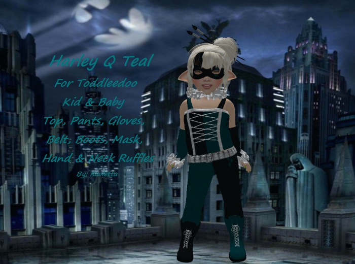 {HCM} Harley Q Teal 