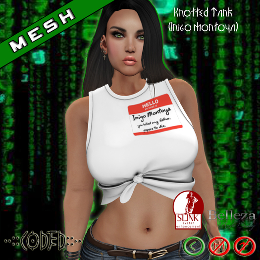 ..:: CODED ::.. Knotted Tank (Inigo Montoya)