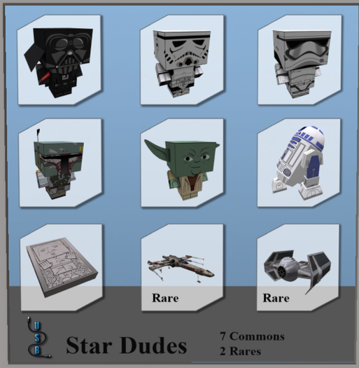 [USB] - Star Dudes (X-Wing) Box RARE