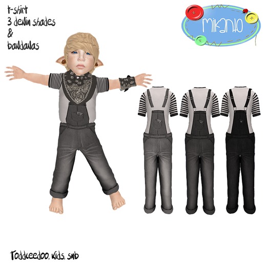 Mikanto - Overalls Black