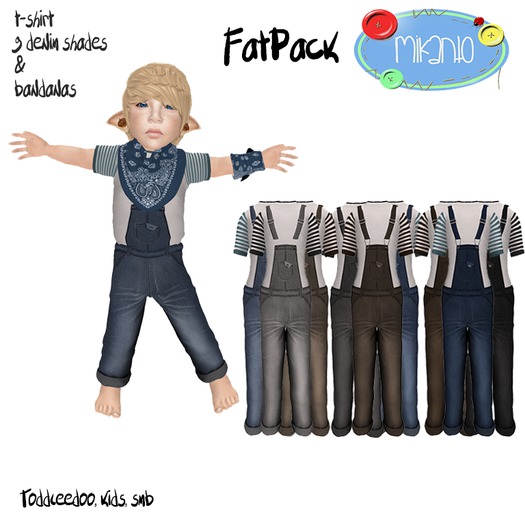 Mikanto - Overalls FatPack
