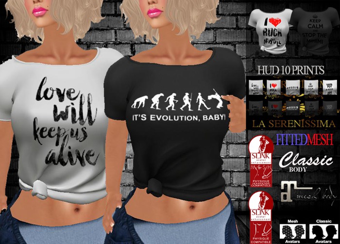 SHIRT BLACK AND WHITE SERIE EMOTIONS LS