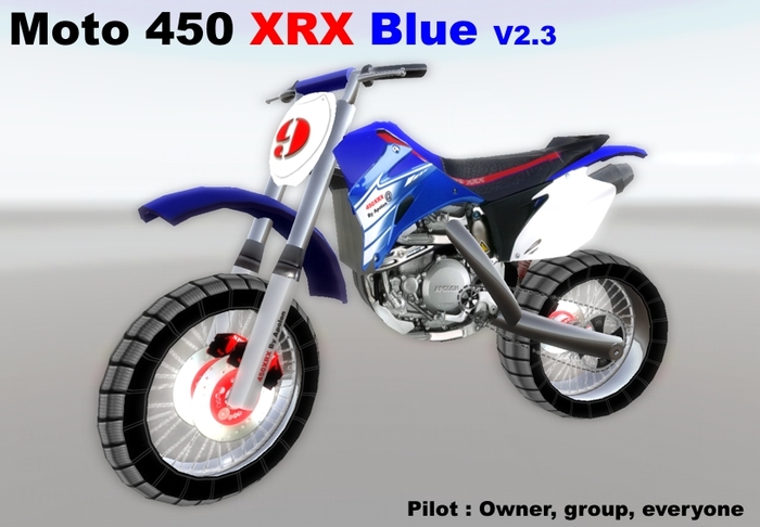 Moto Cross 450XRX Blue V2.3