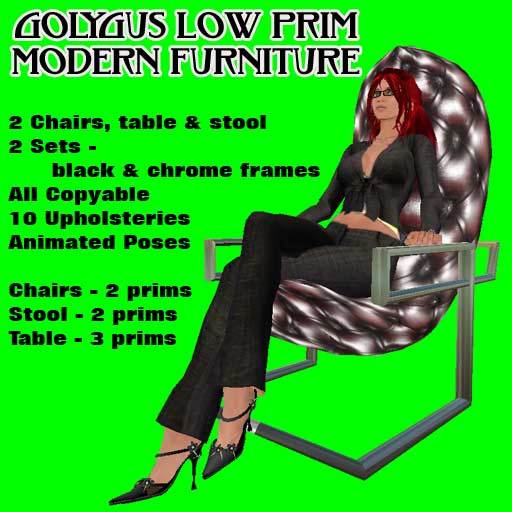 Low Prim Golygus Modern Furniture Set