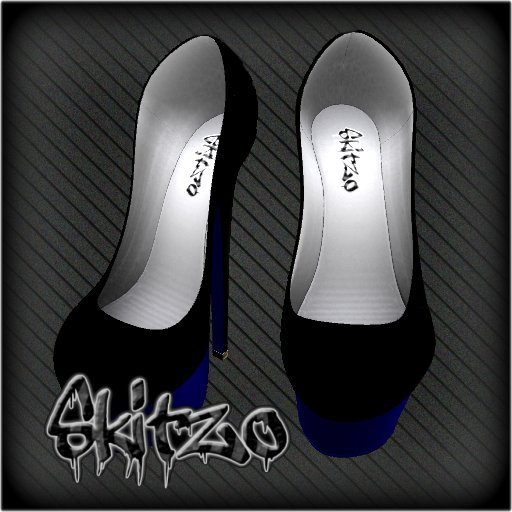 Black & Blue Heels
