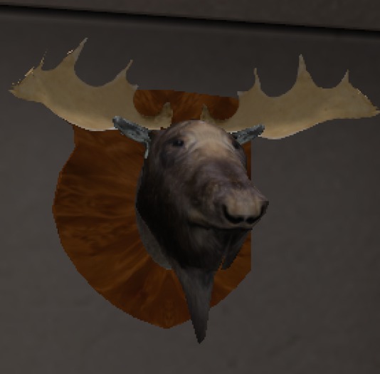 TLC Man-Stuff Mounted Moose