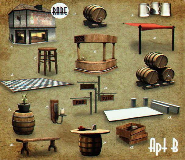 Apt B // Victorian Pub - Signs
