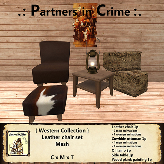 Leather Chair Set